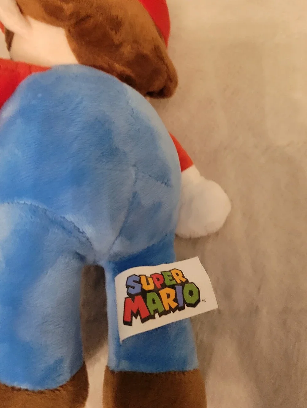 Super Mario Plush Toy - Red Hat, Blue Overalls Euc